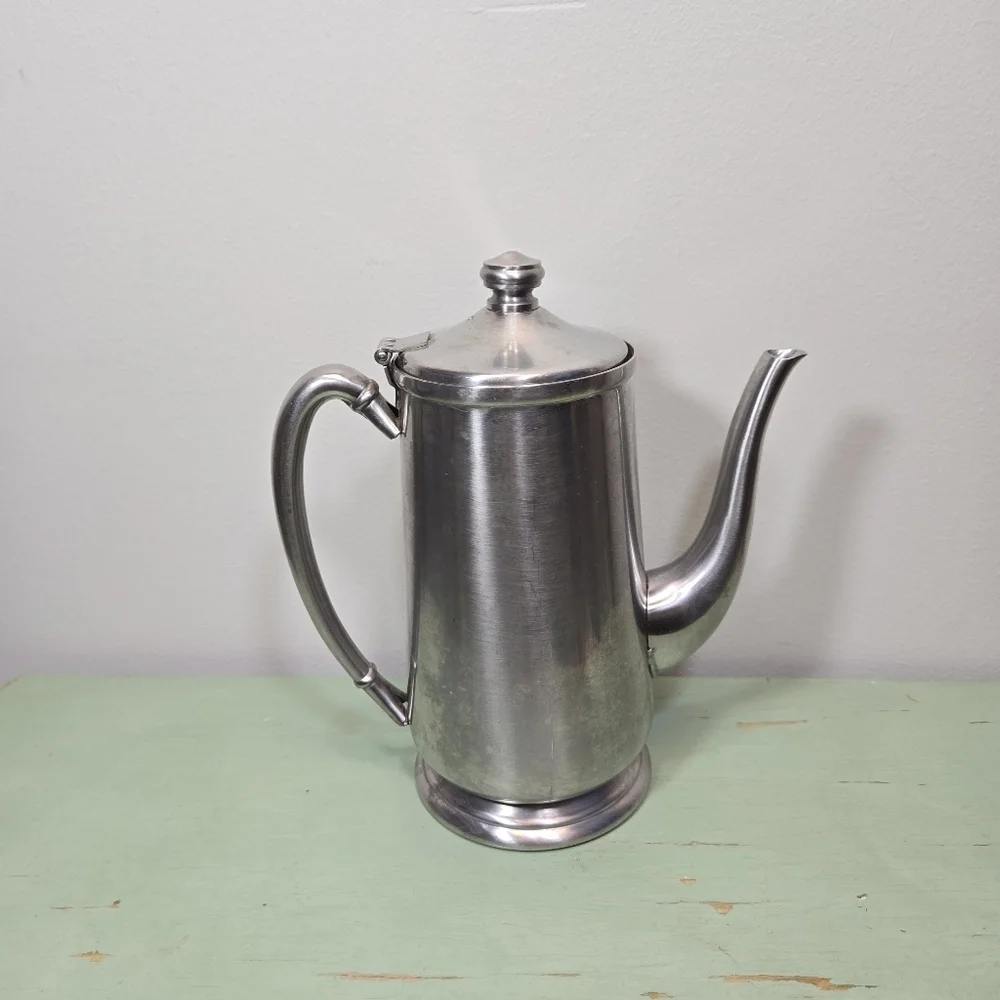 Stainless Steel Tea Coffee Pot 32 oz